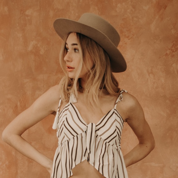 WOOL BOATER HAT - Picture 6 of 8